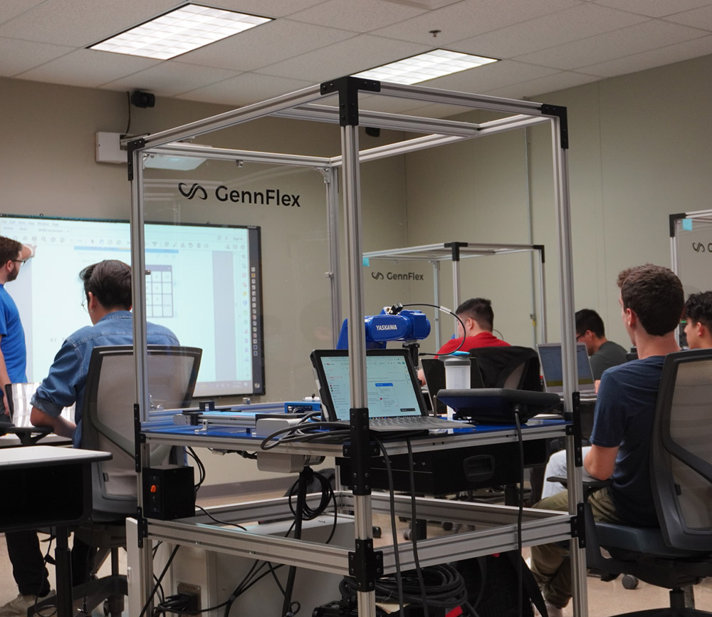 Classroom with Mobile  Robotic Carts