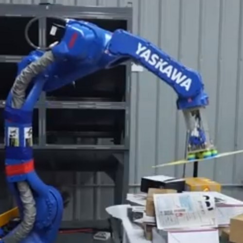 Ethernet stack light with voice alarm for ArcWorld welding cells